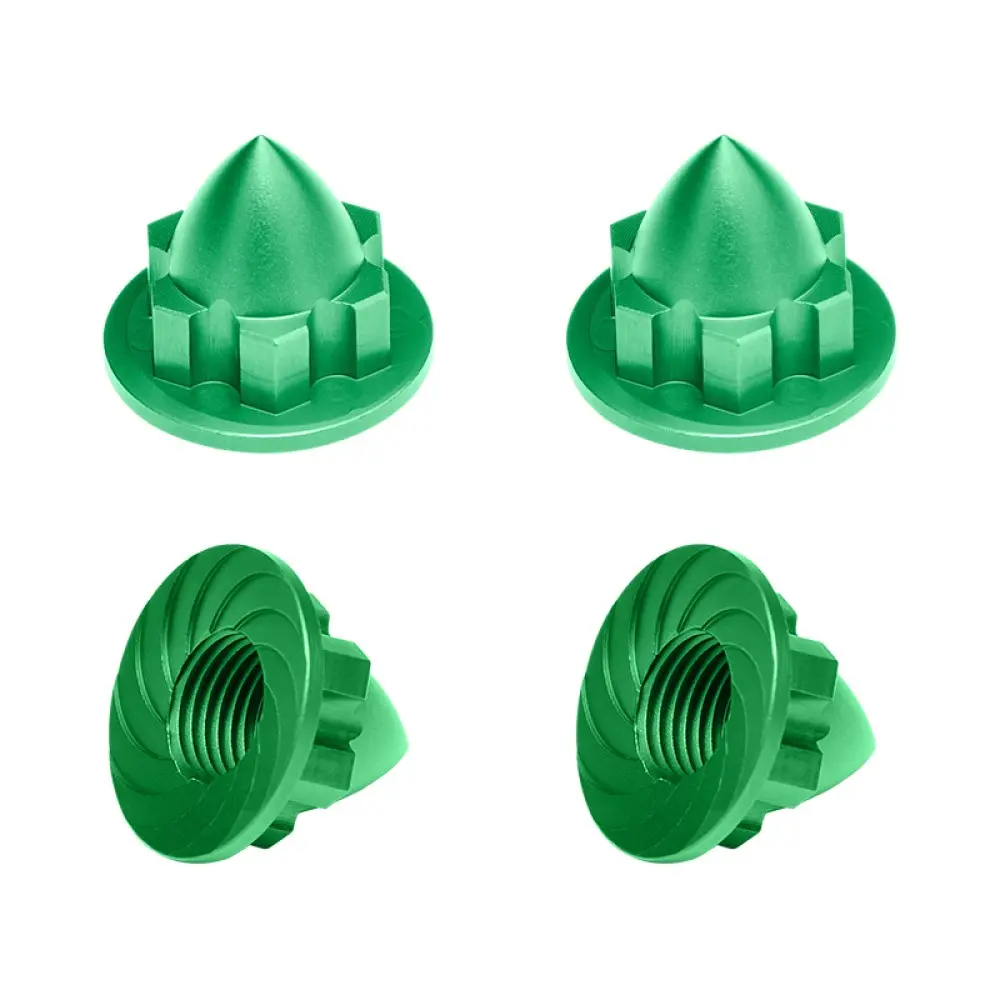 GPM TXM005NG X-Maxx/XRT/Funco Alu.-Radmuttern spitz grün (4) GPM TXM005NG