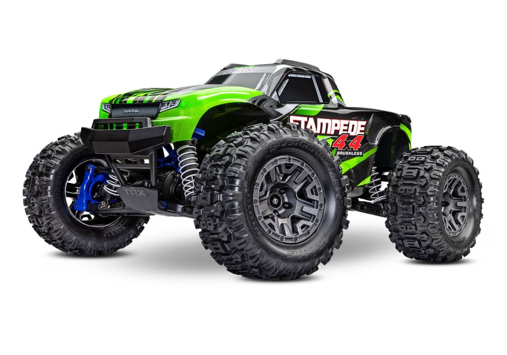 Traxxas 67154-4GRN 1:10 Stampede 4x4 BL-2S grün Monster-Truck RTR Traxxas 67154-4GRN
