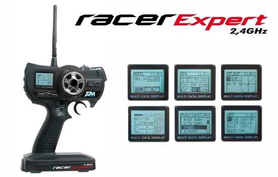 T2M T4612+2.RX Fernsteuerung Racer Expert + 2. Empfänger 2,4 GHz T2M T4612+2.RX