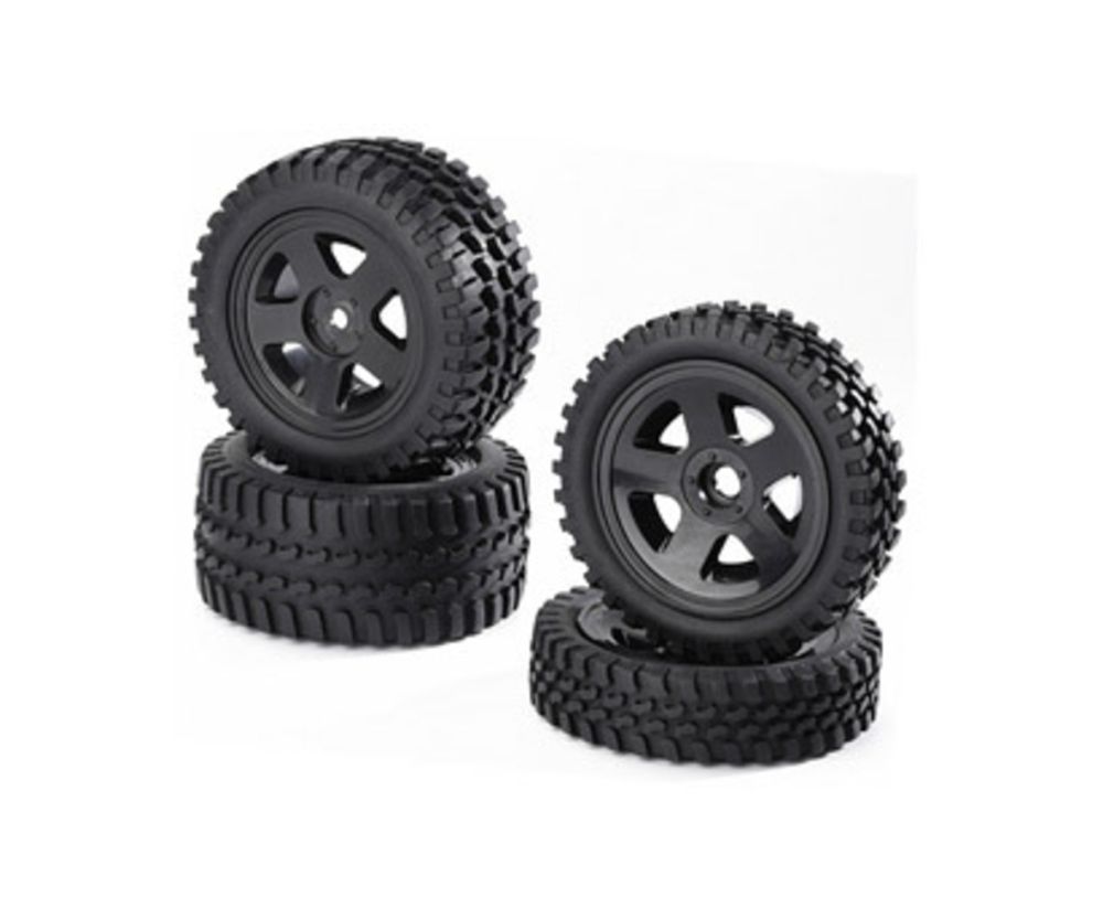CARSON 500900027 1:10 Fighter All Terrain Rad-Set schwarz (4) CARSON 500900027