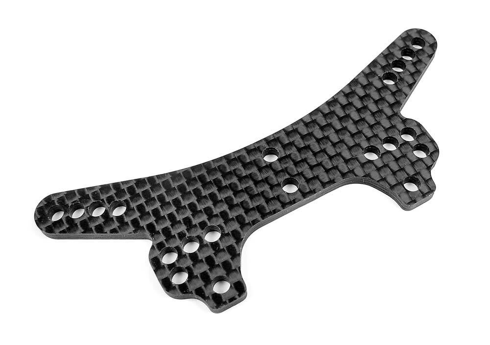 XRAY 302095 Dämpferbrücke für Moosgummireifen, vorne, Kohlefaser XRAY 302095