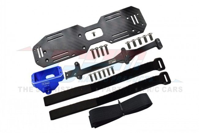 GPM GSLE0126AB CfK/Alu.-Akku-/Servohalter Sledge blau GPM GSLE0126AB