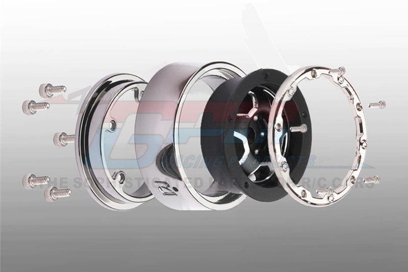 GPM TRX4MZSP1219BK 1" Alu. Beadlock-Sternfelgen schwarz (4) Detail 3 GPM TRX4MZSP1219BK Detail 3