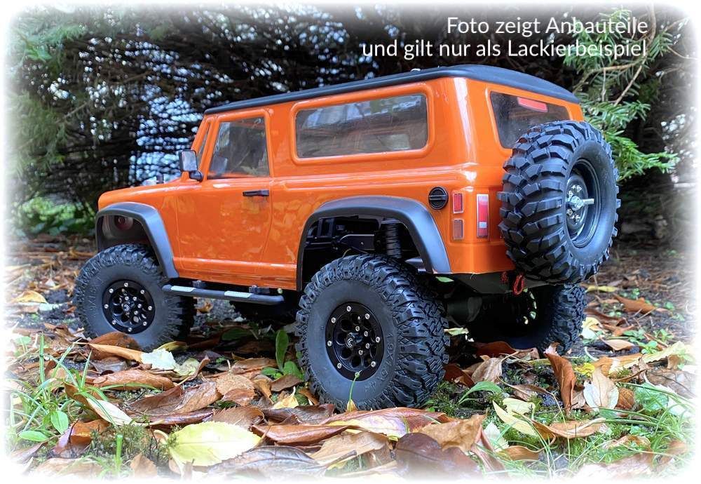 Absima 2410091 PC Crawler Karosserie Bronco Style 313mm klar Detail 2 Absima 2410091 Detail 2