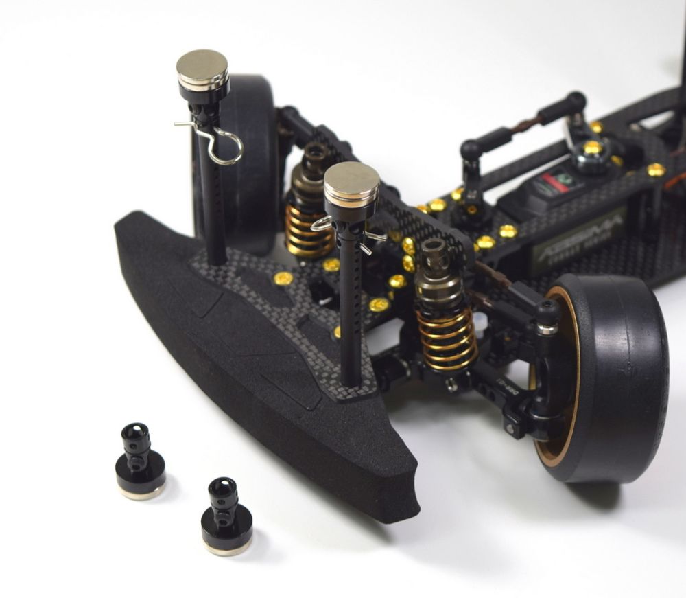 Absima 2440040 Aluminium Magnet - Karosseriehalter schwarz (4 St.) Detail 1 Absima 2440040 Detail 1