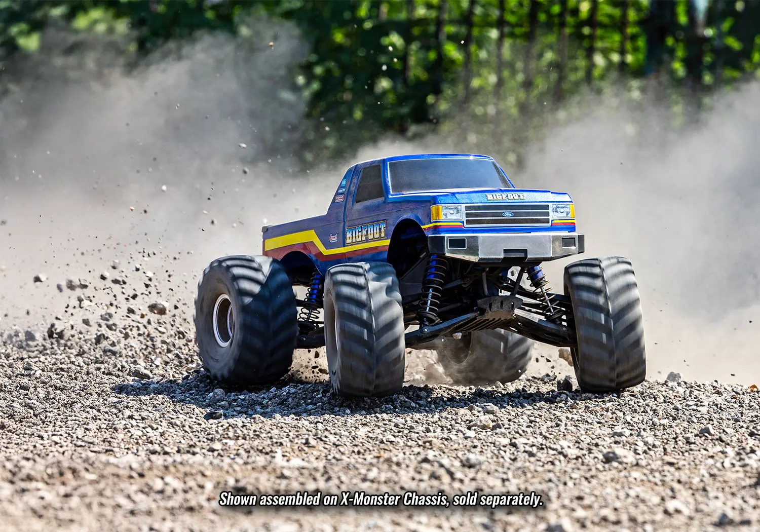 Traxxas 7691-BLUE Karosserie X-Maxx Monster Ford F150 BIGFOOT No8 Detail 4 Traxxas 7691-BLUE Detail 4