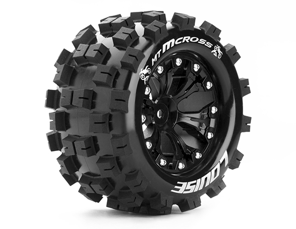 Louise RC LOUT3274SB MT-MCross 2.8" 1:10 Monster-Räder 0 Offset schwarz (2) Louise RC LOUT3274SB