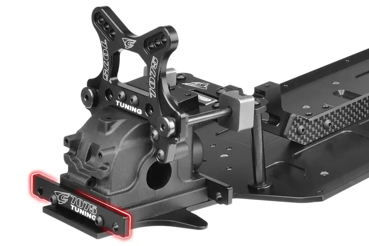 Corally C-00180-683 Querlenkerhalter vorne/vorne 7075 T6 3mm Hart Detail 2 Corally C-00180-683 Detail 2