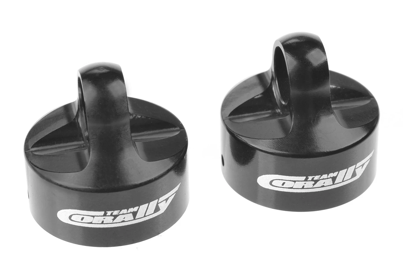 Corally C-00180-133-1 Shock Cap Pro Alu schwarz (2) Corally C-00180-133-1