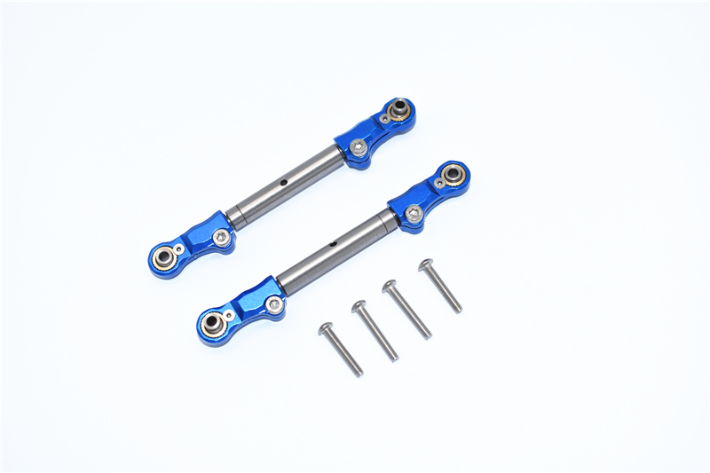 GPM TXMS162SB MAXX Alu./Stahl-Spurstangen vorne blau (2) GPM TXMS162SB