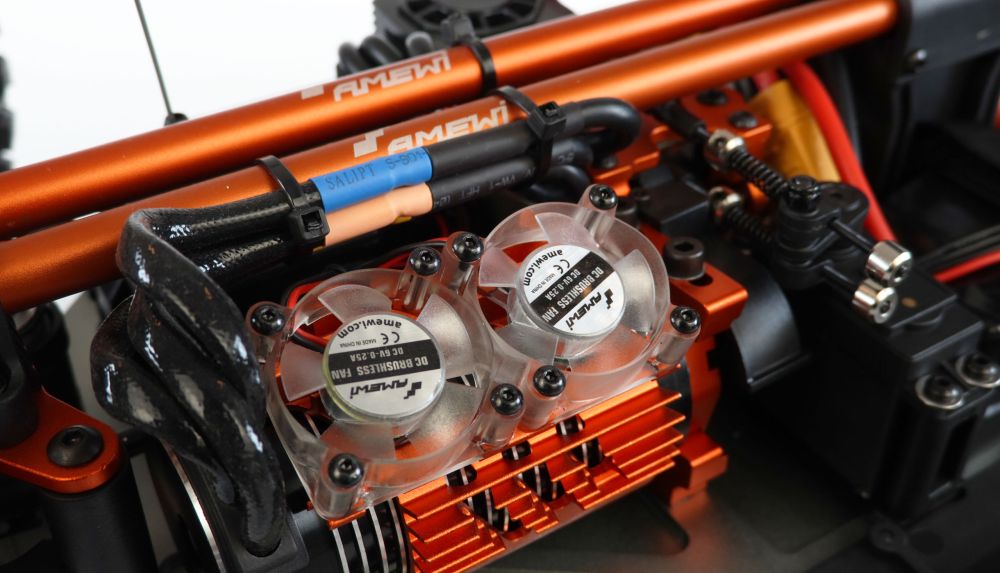 Amewi 22553 1:7 AMXRacing RXB7 Buggy schwarz 4WD RTR Detail 5 Amewi 22553 Detail 5