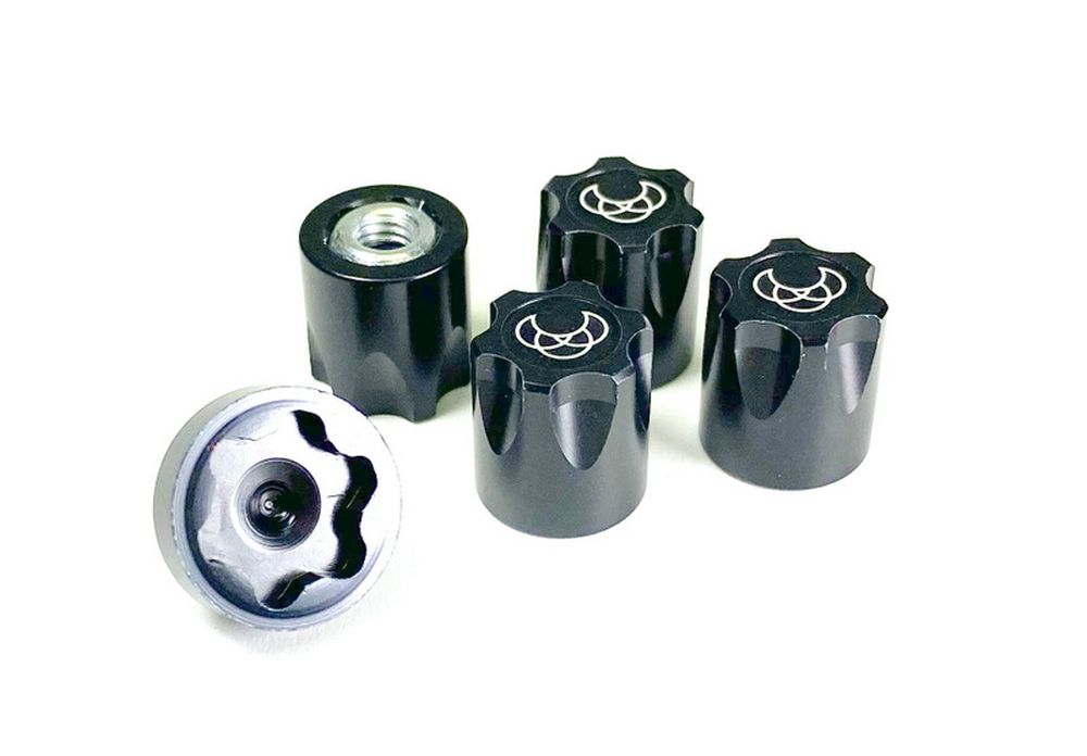 Absima 2560024 1:10 Radnabe M4 schwarz (4) Absima 2560024