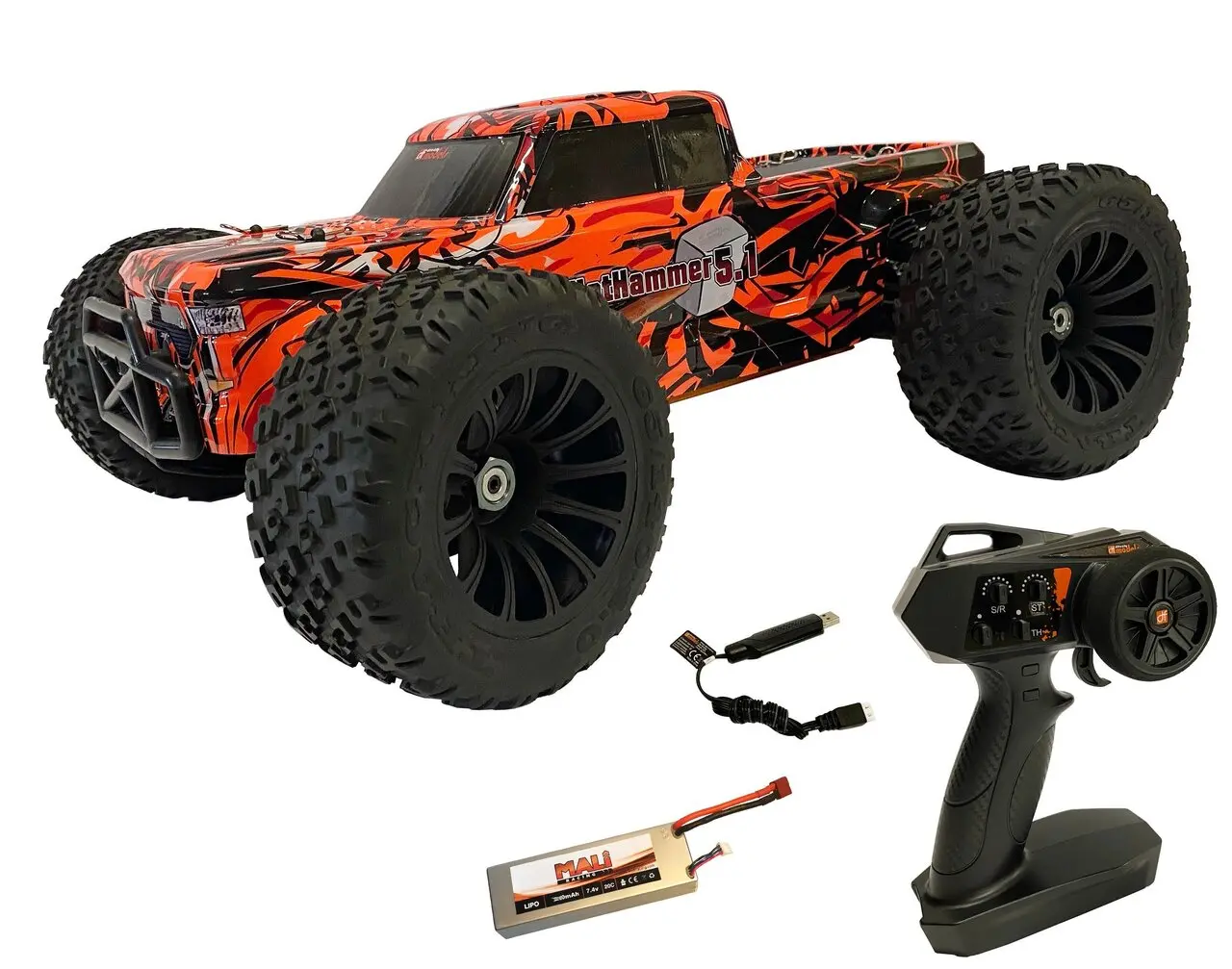 df Models 3199 DF Models HotHammer 5.1 Competition Truck Brushless 1:10XL RTR Detail 1 df Models 3199 Detail 1