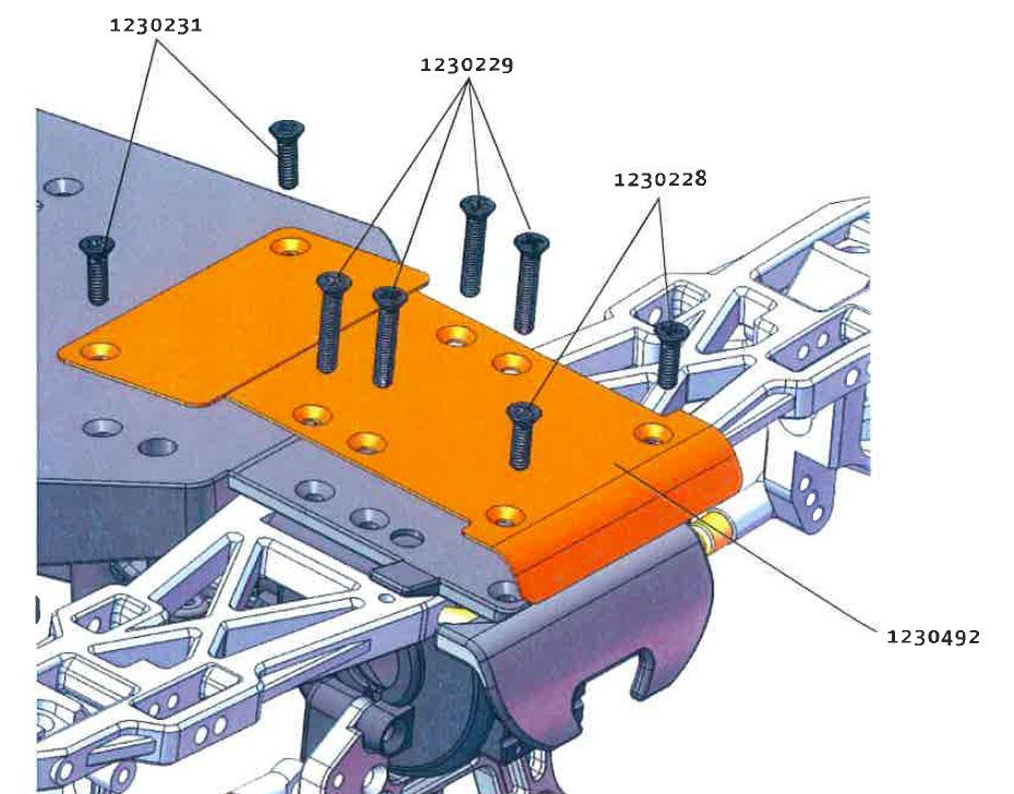 Absima 1230492 HSP Buggy Stahl-Chassisschutz Detail 1 Absima 1230492 Detail 1