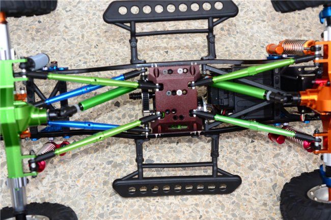 GPM SCXH87GSBEB SCX10 Chassis-Liftkit 77-87mm Detail 1 GPM SCXH87GSBEB Detail 1