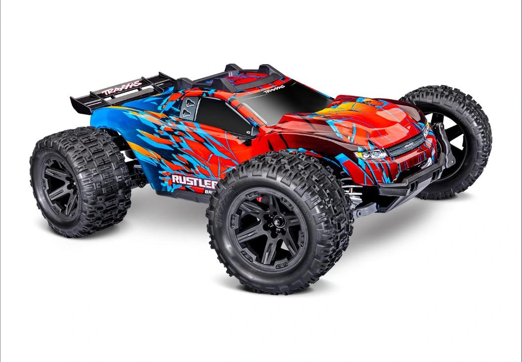 Traxxas 67464-4-RED Traxxas Rustler 4X4 VXL Stadium Truck 1/10 RTR TRX67464-4 Rot Traxxas 67464-4-RED