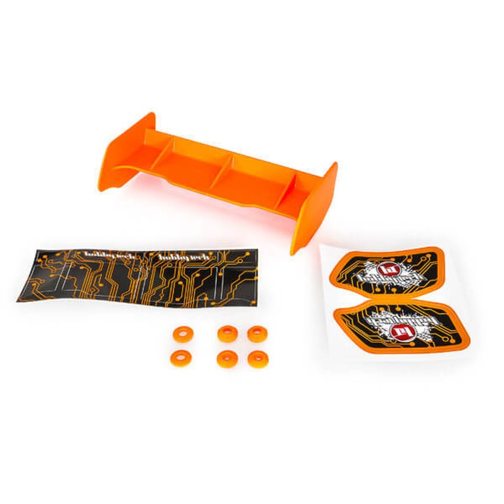 Hobbytech 501553 1:10 Buggy Plastikflügel orange Detail 1 Hobbytech 501553 Detail 1