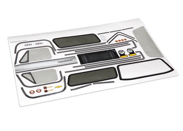 Traxxas 8131 Dekorbogen Chevrolet Blazer 1979 Traxxas 8131