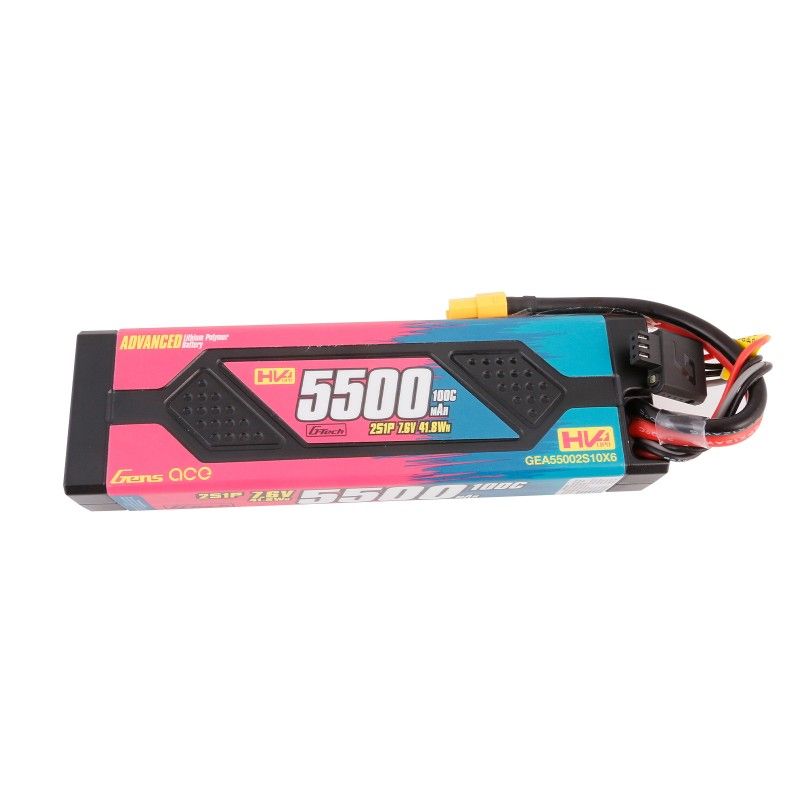 Gens ace GEA55002S10X6 Advanced LiPo 7,6V 5500mAh 100C XT60 Gens ace GEA55002S10X6
