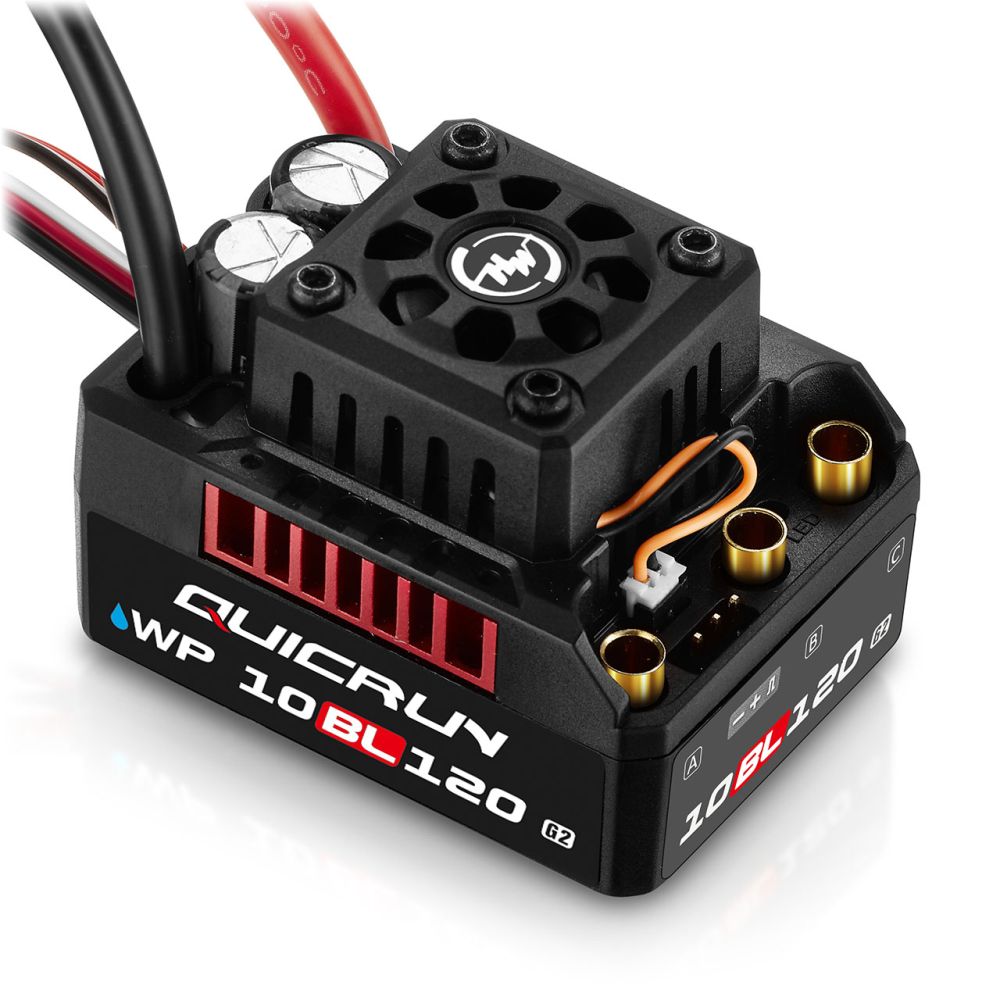 Hobbywing HW30107200 QuicRun WP10BL120 G2 Brushless Regler 120A 2-4s Hobbywing HW30107200