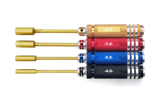 Modster MD10052 Alu.-Steckschlüssel 4/5,5/7/8mm Modster MD10052