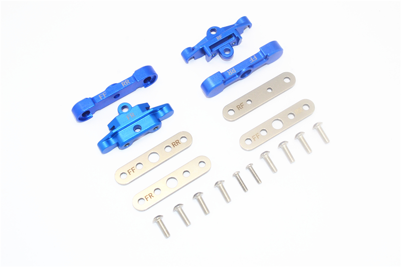 GPM TXMS089FRB Maxx Alu.-Querlenkerhalter unten blau GPM TXMS089FRB