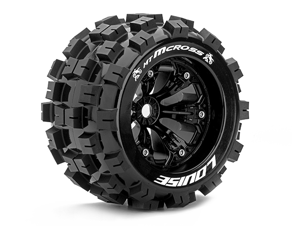 Louise RC LOUT3276BH 3,8" Räder MCross Monster Truck 1/2 Offset 17mm (2) Louise RC LOUT3276BH