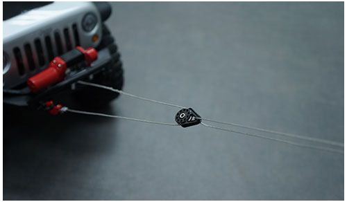 Yeah Racing YA-0460BK 1:10 Umlenkrolle für Windenseil schwarz Detail 1 Yeah Racing YA-0460BK Detail 1