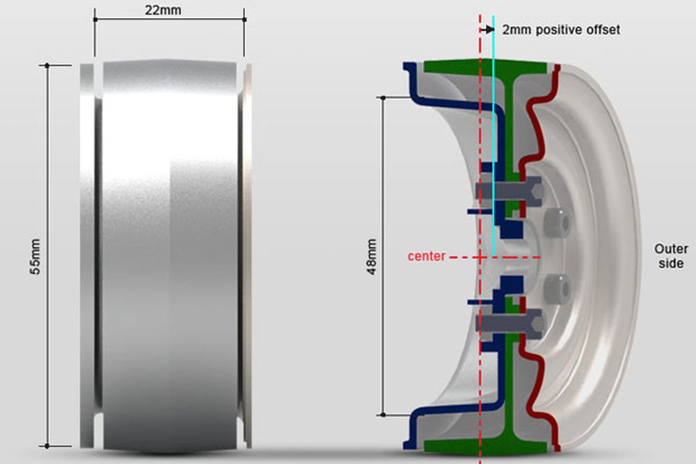 GMADE GM70187 1.9 SR03 Beadlock Felgen stahl unbehandelt (2) Detail 4 GMADE GM70187 Detail 4
