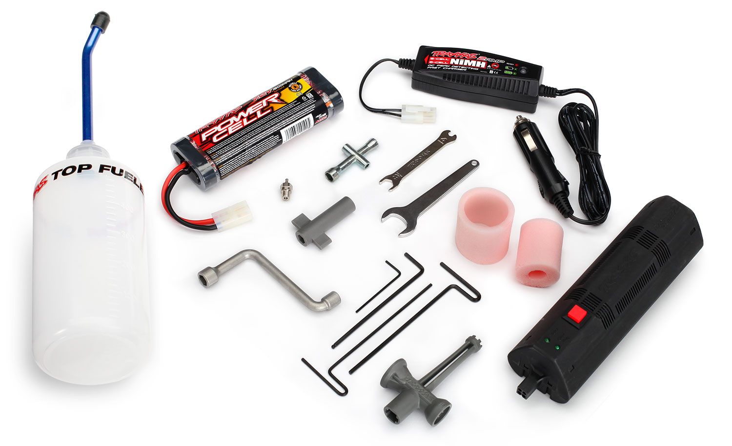 Traxxas 53097-3SLVR Revo RTR 3.3R silber TSM TQi Wireless + 12V-Lader Detail 5 Traxxas 53097-3SLVR Detail 5