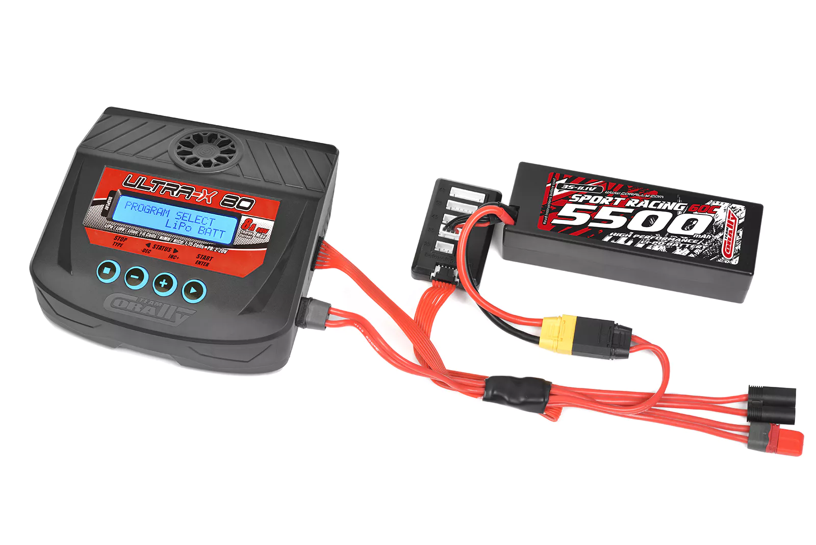 Corally C-47145-03-05 Lipo Akku+Ladegerät X80+4S/5500 XT90 Detail 5 Corally C-47145-03-05 Detail 5