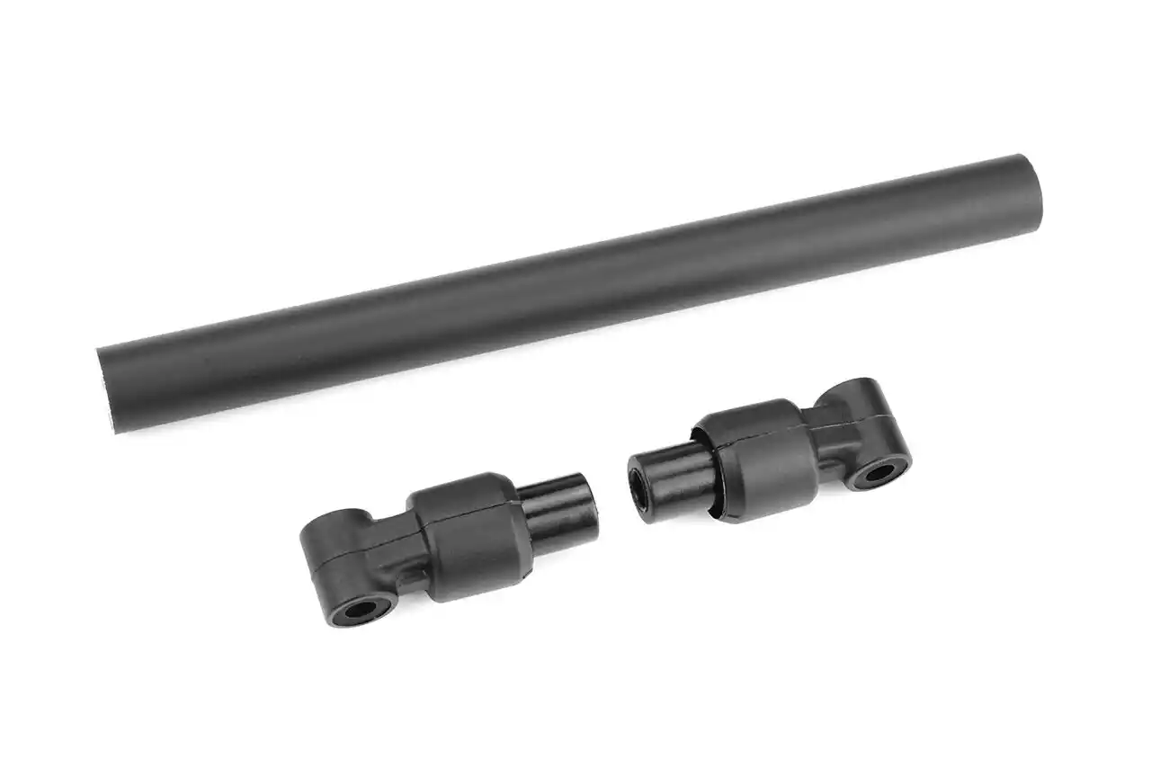 Corally C-00180-664 Chassis Tube hinten 130mm Alu schwarz 1 Set Corally C-00180-664
