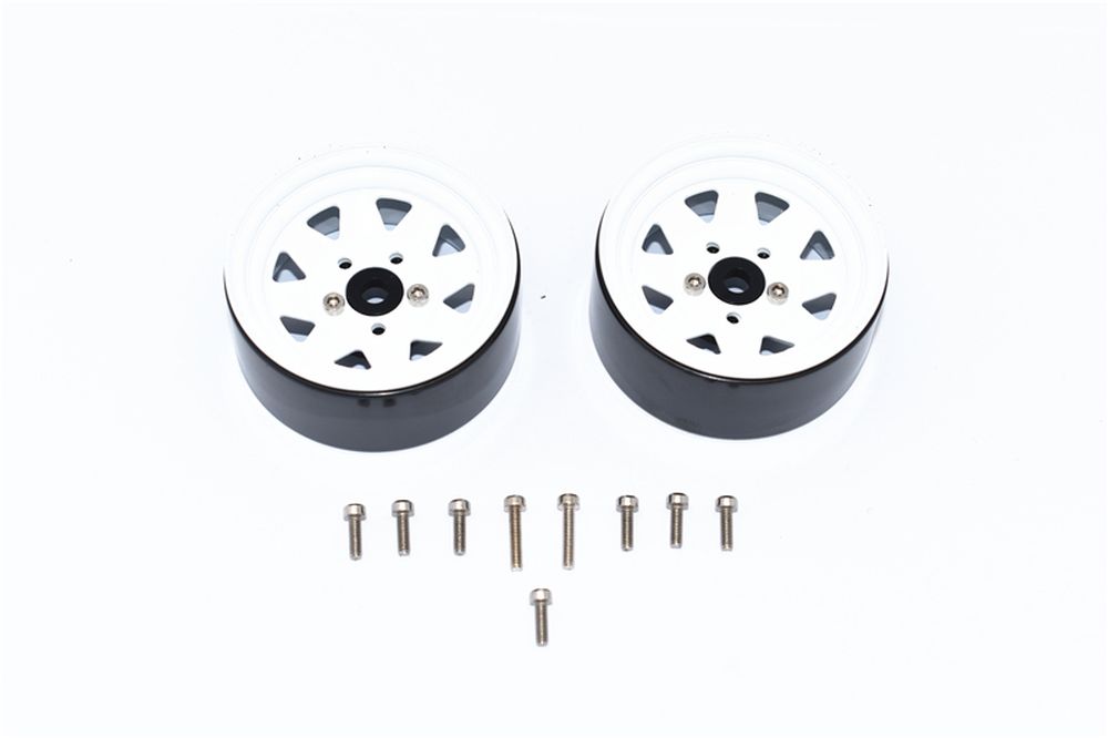 GPM ZSP052W 1.9" Crawler Alu.-Felgen weiss (2) GPM ZSP052W