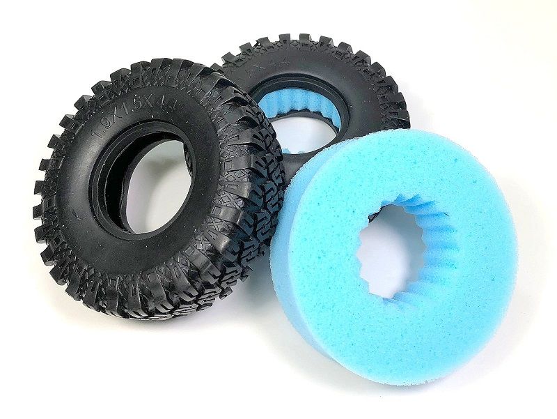 Absima 2500033 1.9" Crawler Reifen Extra Soft 114mm (2) Absima 2500033