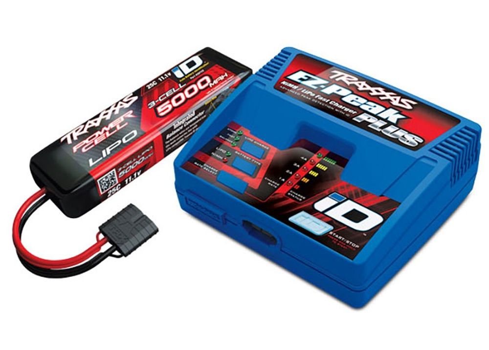 Traxxas 2970G-3S EZ-Peak Plus Schnell-Lader 4A & LiPo 5000mAh 3S 25C Set Traxxas 2970G-3S
