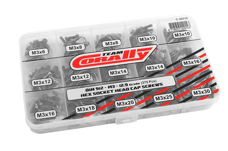 Corally C-38510 M3-ZK Schrauben 12.9 Box (15/375) Corally C-38510