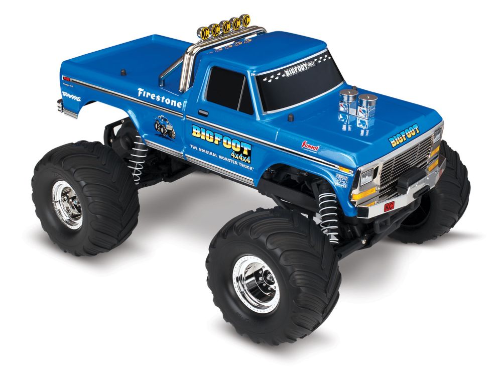 Traxxas 36034-8R5 1:10 Bigfoot No 1 LED 2WD Brushed, Akku, 4A Ladegerät RTR Detail 1 Traxxas 36034-8R5 Detail 1