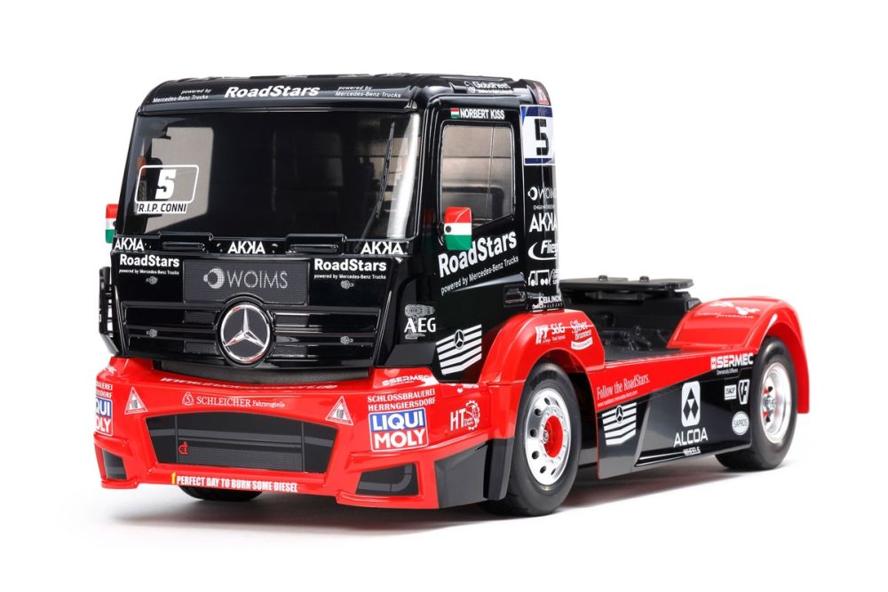 Tamiya 300058683 1:14 RC M-B Race Truck Actros MP4 TT-01E Bausatz Tamiya 300058683
