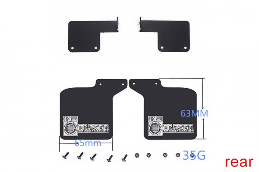 GPM TRX4ZSP65BK TRX-4 K5 Blazer Schmutzfänger Detail 2 GPM TRX4ZSP65BK Detail 2