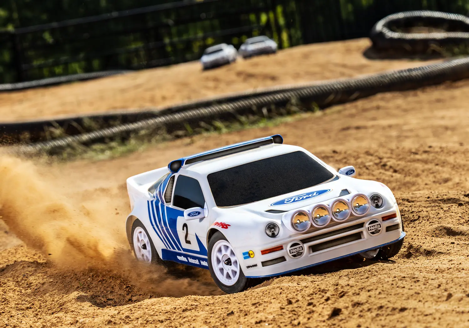 Traxxas 108046-1-WHT Traxxas Mini Rally VXL 4x4 Ford RS200 RTR Detail 4 Traxxas 108046-1-WHT Detail 4