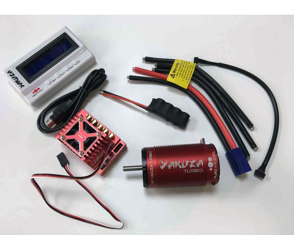Yuki Model 4108014 1:8 Brushless YAKUZA BOSS Combo 220A+1900kv Detail Yuki Model 4108014 Detail