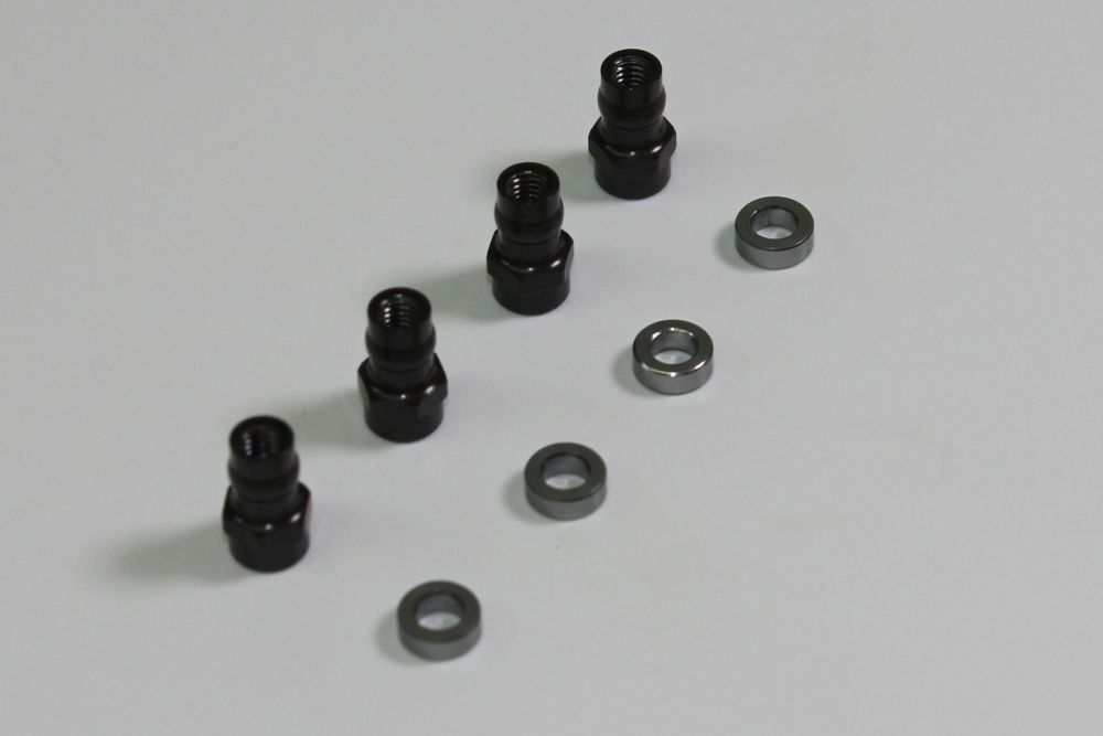 TeamC TU0250-6 ''Big Bore'' Dämpferaufnahme und U-Scheiben oben (4 St.) TeamC TU0250-6