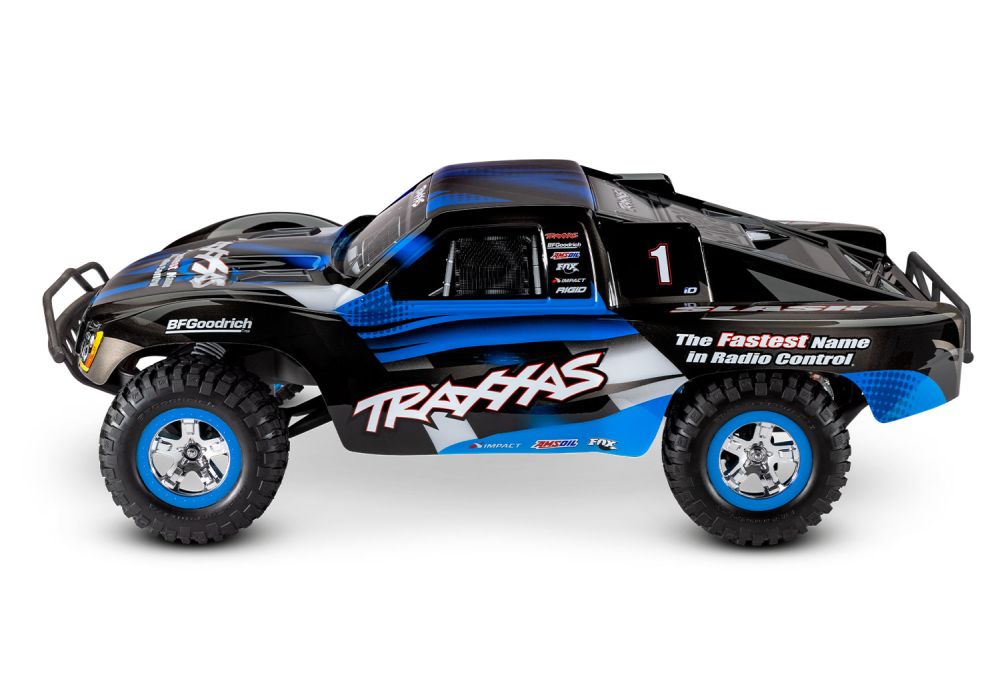 Traxxas 58034-8BLUE 1:10 Slash 2WD Clipless blau, Brushed, Akku, 4A Ladegerät RTR Detail 2 Traxxas 58034-8BLUE Detail 2