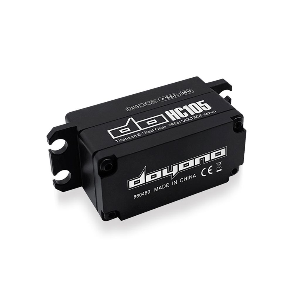Doyono DHC105 Coreless Servo HV Low Profile 26.0kg/0.009sec CNC Alugehäuse Detail 2 Doyono DHC105 Detail 2