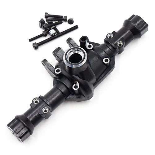 Yeah Racing TRX4-046BK TRX-4 Alu.-Achsgehäuse hinten V2 (1) Yeah Racing TRX4-046BK