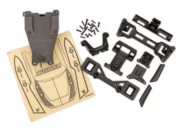 Traxxas 3734X Rustler Karosserie Conversion-Kit für Clipless Traxxas 3734X