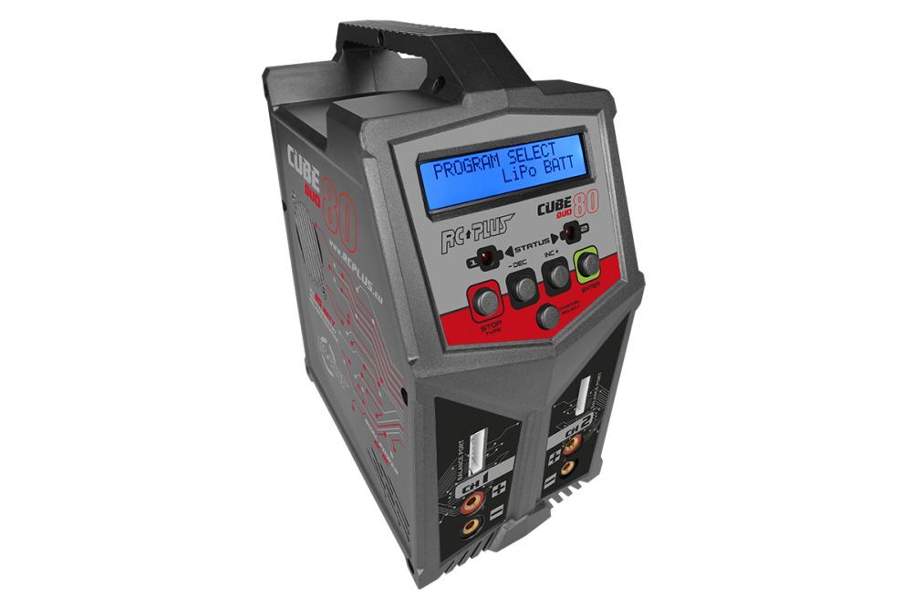 RC Plus RC-CHA-211 Cube 80 Duo Ladegerät AC/DC 2x80 Watt RC Plus RC-CHA-211