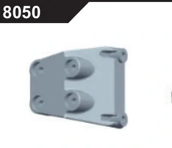 df Models 8050 Heckspoiler mit Halterung df Models 8050