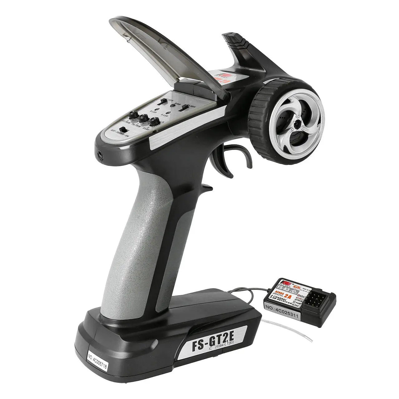 Flysky FS055 FlySky FS-GT2E 2.4GHz 2 Kanal Fernsteuerung mit FS-A3 Empfänger Flysky FS055