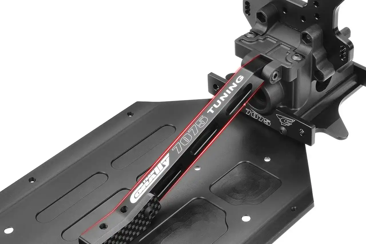 Corally C-00180-396-2 1:8 Alu.-Chassisstrebe V2 kurz hinten Detail 1 Corally C-00180-396-2 Detail 1